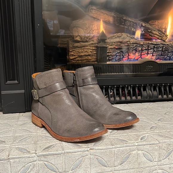 Kork-Ease Viki Gray Booties - Picture 1 of 11